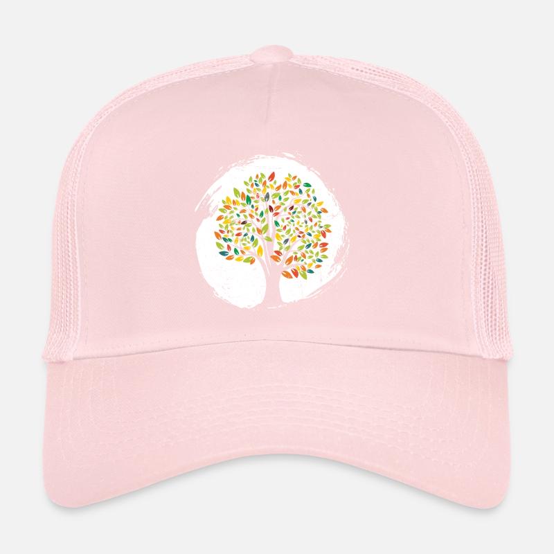 Lebensbaum | Natur Wald Blätter Baum Äste Leben Trucker Cap