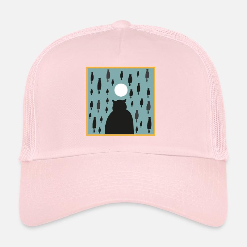 cats rain Trucker Cap