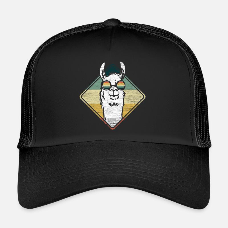 Lama Llama Alpaca Trucker Cap
