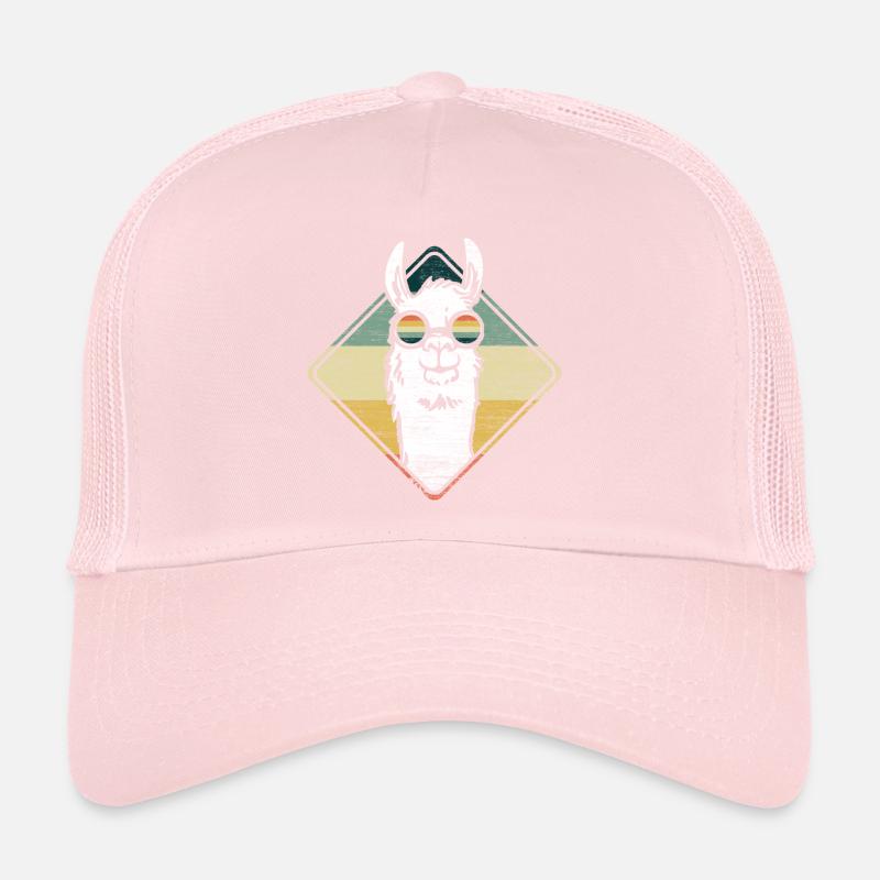 Lama Llama Alpaca Trucker Cap