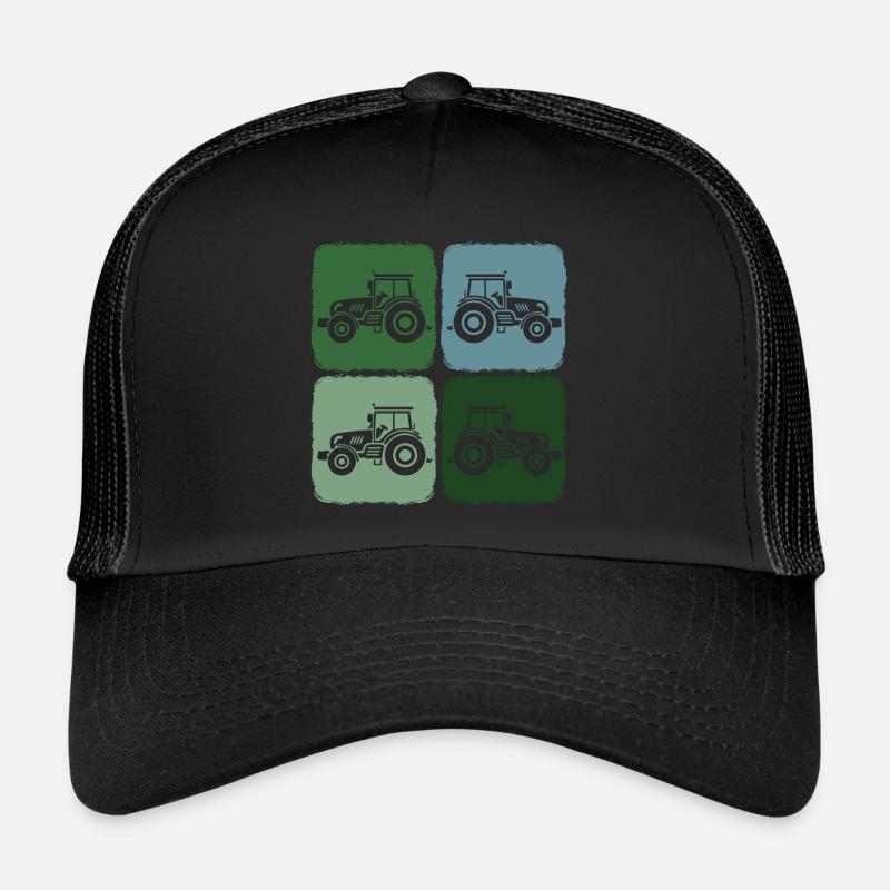Trecker Retro Traktor Erntezeit in Landwirtschaft Trucker Cap