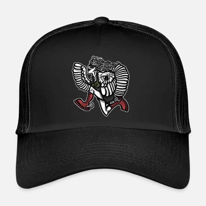 Gestiefelte Rennhenne Trucker Cap