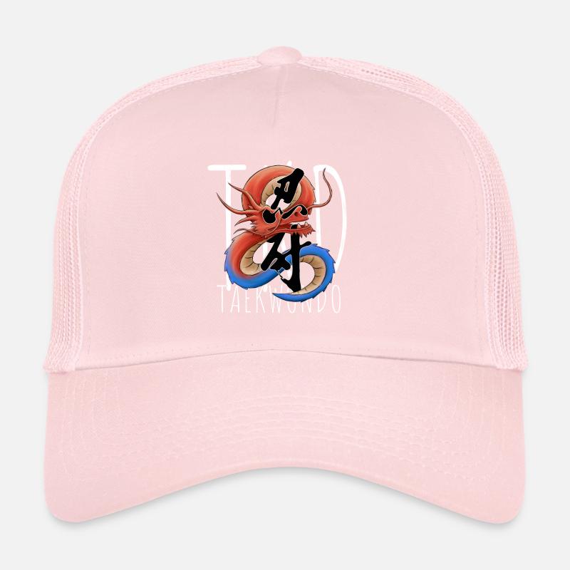 TKD Korea Yin & Yang Dragon Taekwondo Trucker Cap