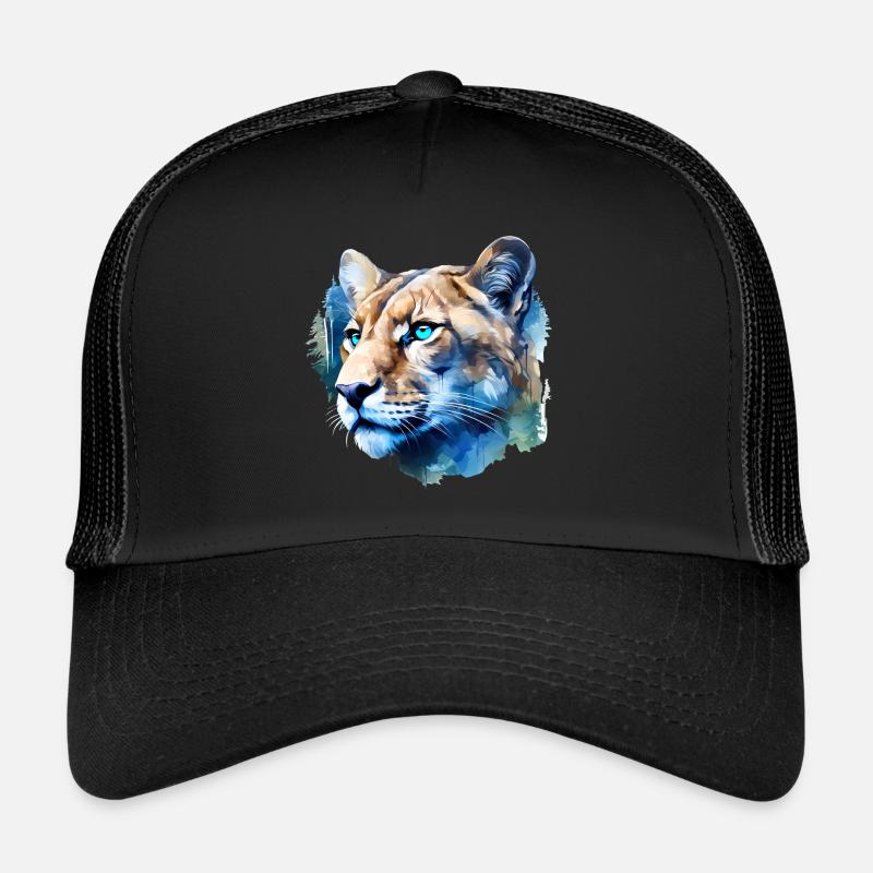 Cougar - Trucker Cap - Schwarz/Schwarz