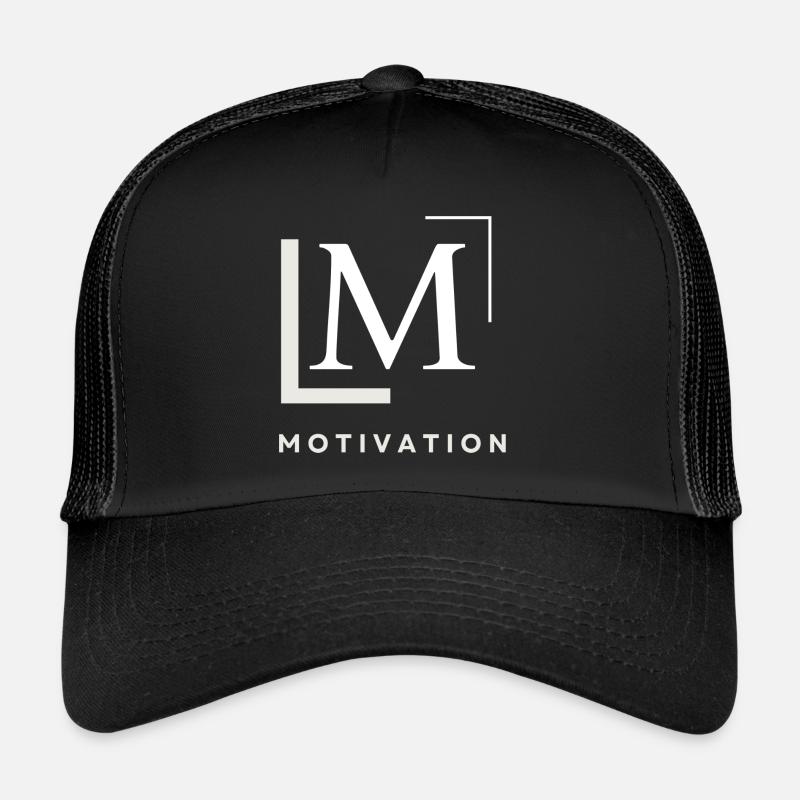 Motivation Design - Trucker Cap - Schwarz/Schwarz