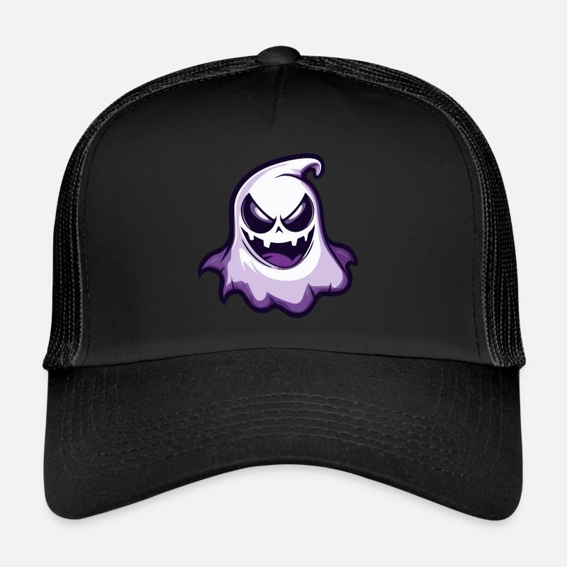 Bande dessinée fantôme Halloween Casquette trucker 