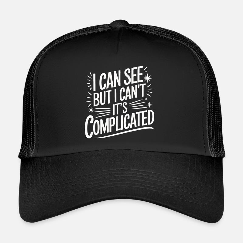 Blinde Blindheit Sehbehinderte Menschen Trucker Cap