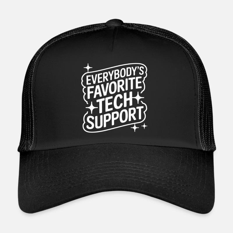 Support technique Informatique Casquette trucker 