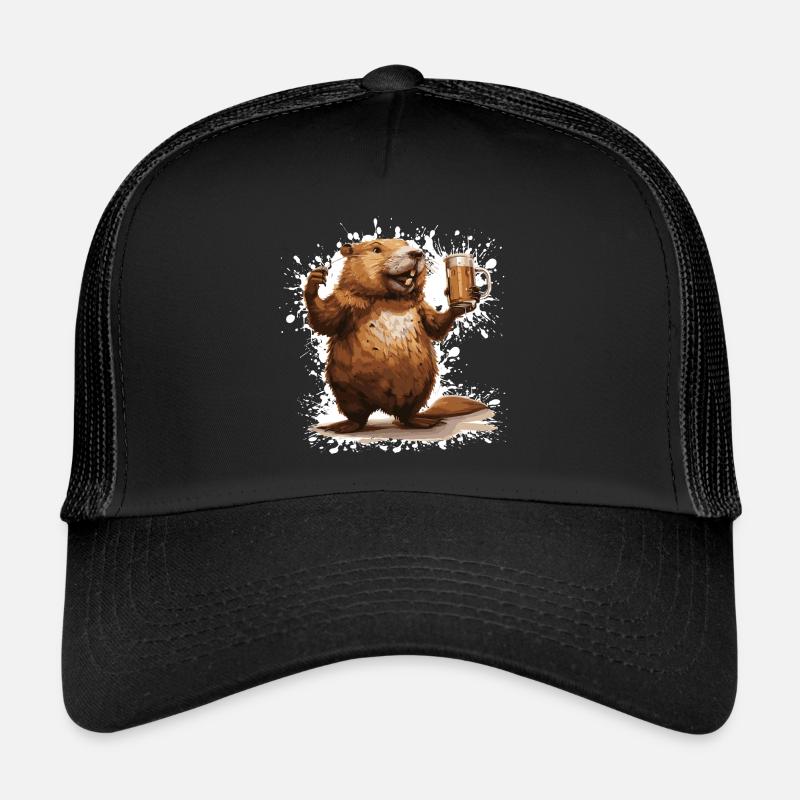 Bière de castor drôle Casquette trucker 
