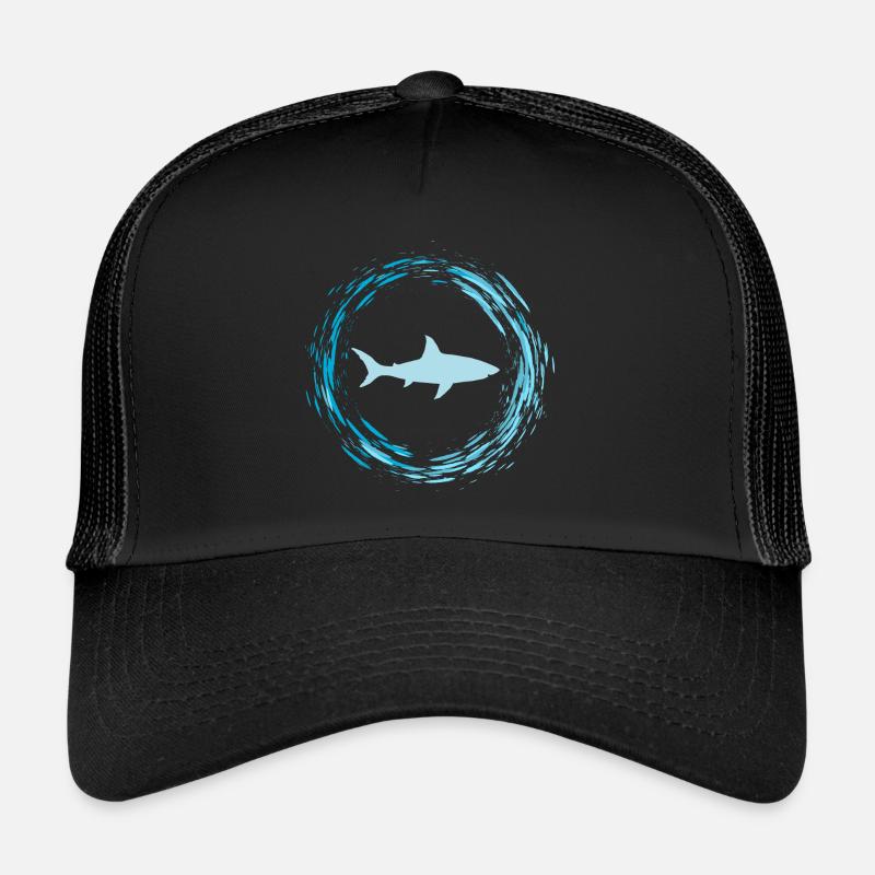 Hai - Trucker Cap - Schwarz/Schwarz