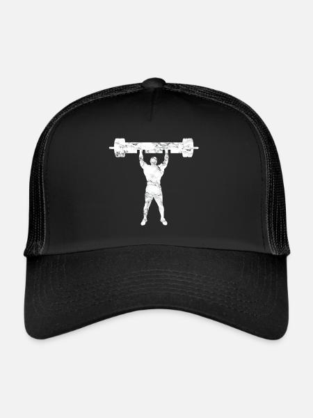 Strongman Pression sur les épaules - Casquette trucker  - noir/noir - Devant
