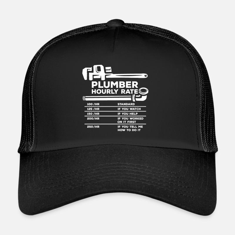 Plumber hourly wage Trucker Cap