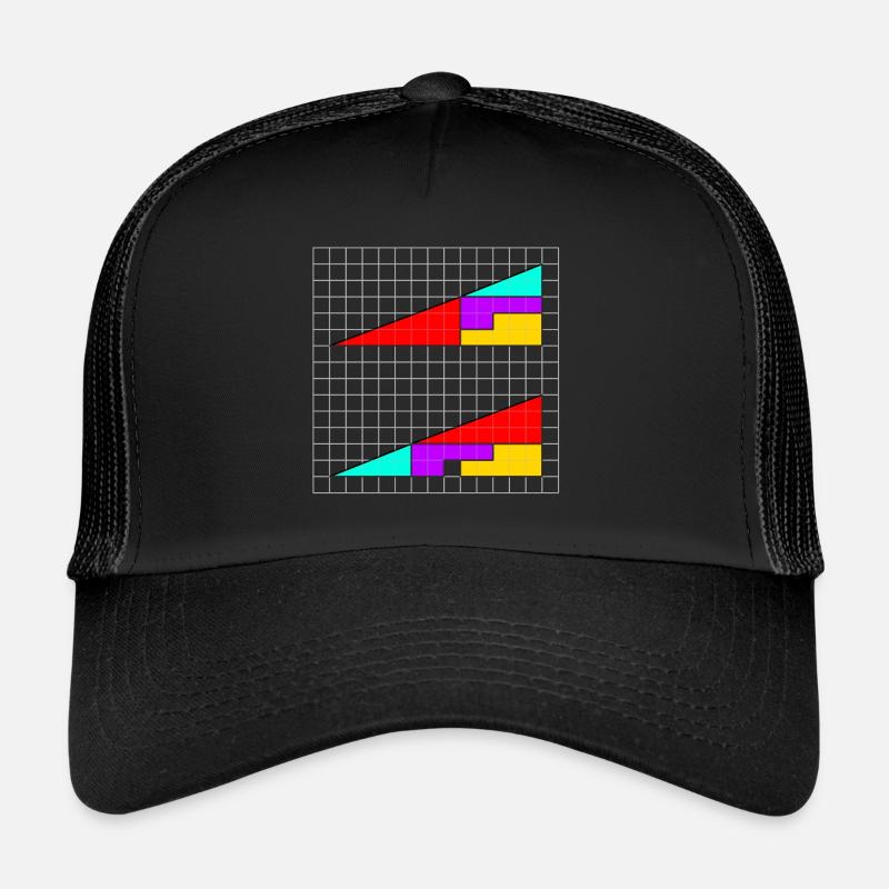 Triangles avec le carré manquant Casquette trucker 