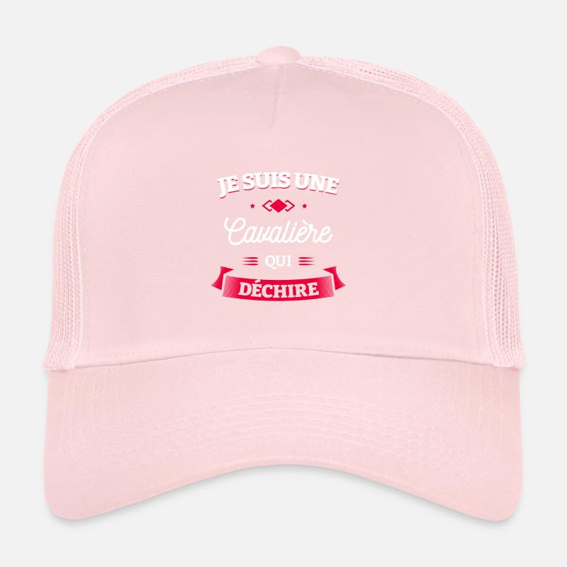 CAVALIÈRE QUI DÉCHIRE Casquette trucker 