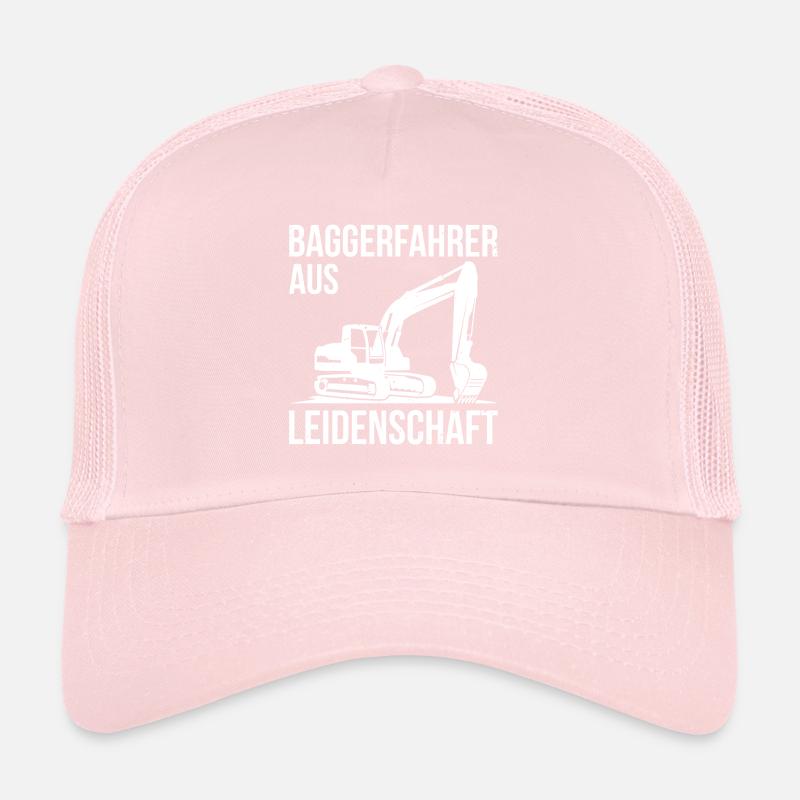Baggerfahrer aus Leidenschaft Spruch Geschenk Trucker Cap