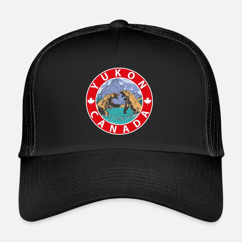 Yukon - Trucker Cap - Schwarz/Schwarz