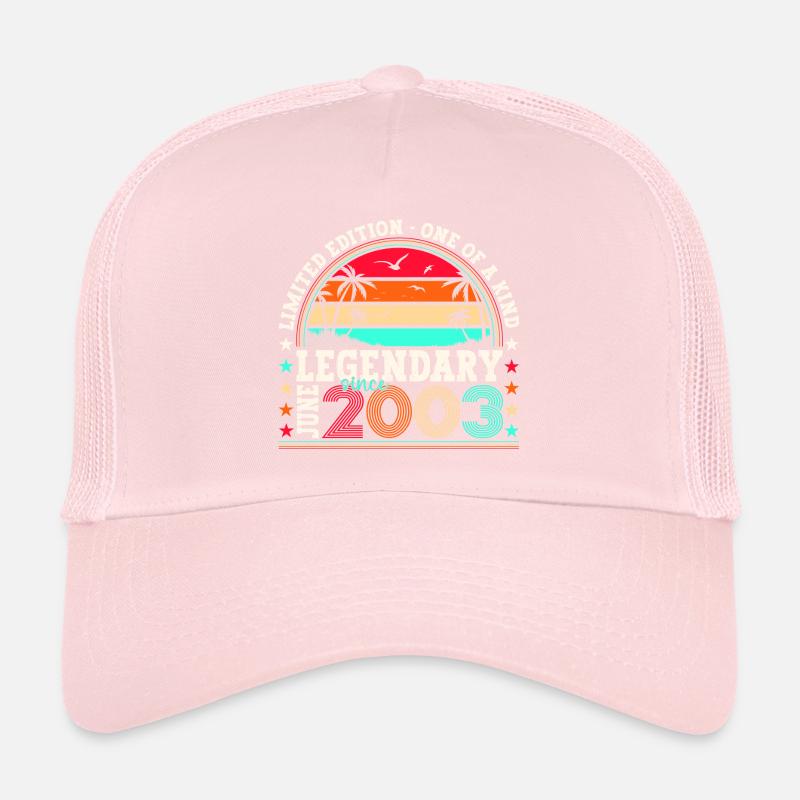 Legende Juni 2003 19. Geburtstag Geschenk Herren Trucker Cap