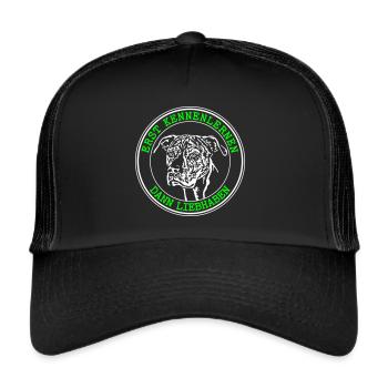 Erst kennenlernen, dann Liebhaben! Uschi Edition - Trucker Cap - Schwarz/Schwarz - Vorne