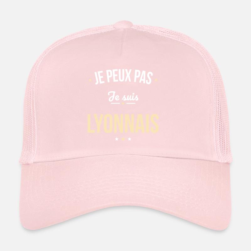 Je peux pas je suis Lyonnais Casquette trucker 