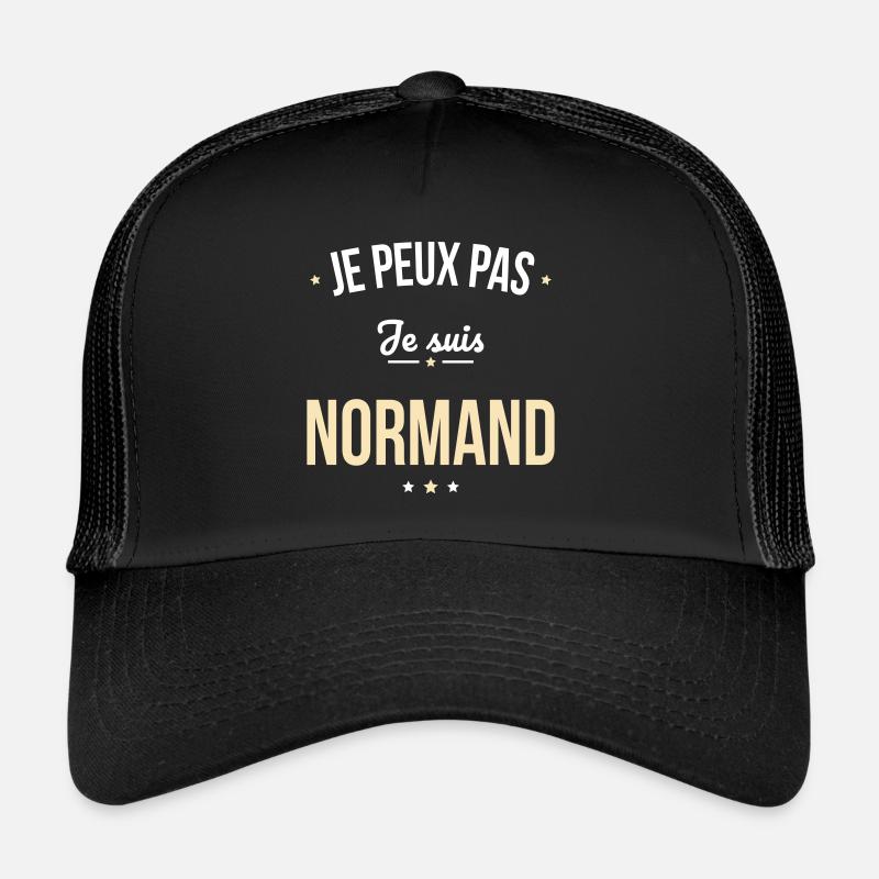 Je peux pas je suis Normand Casquette trucker 