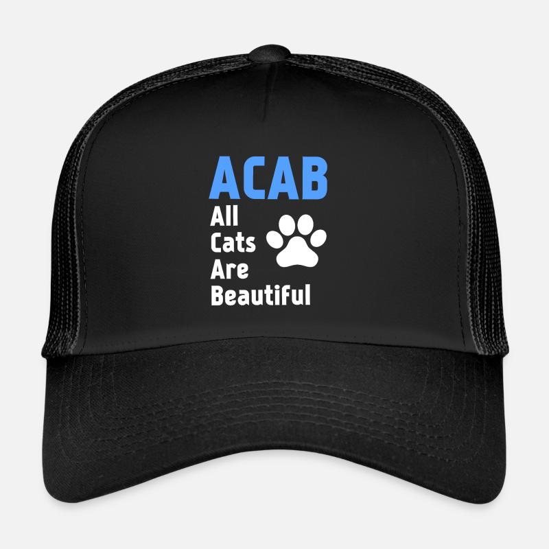 ACAB : Tous les chats sont beaux Casquette trucker 