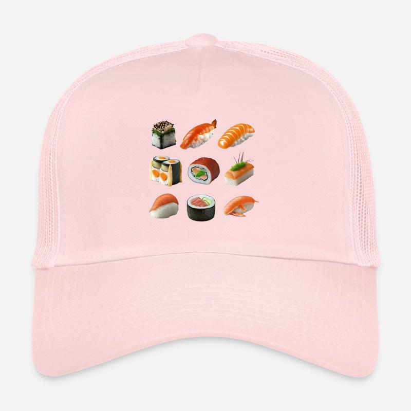 Différentes variantes de sushis Casquette trucker