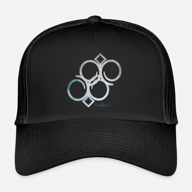 Abstract No. 69 - Trucker Cap - black/black