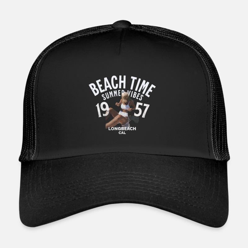 Beach Time LongBeach Casquette trucker 