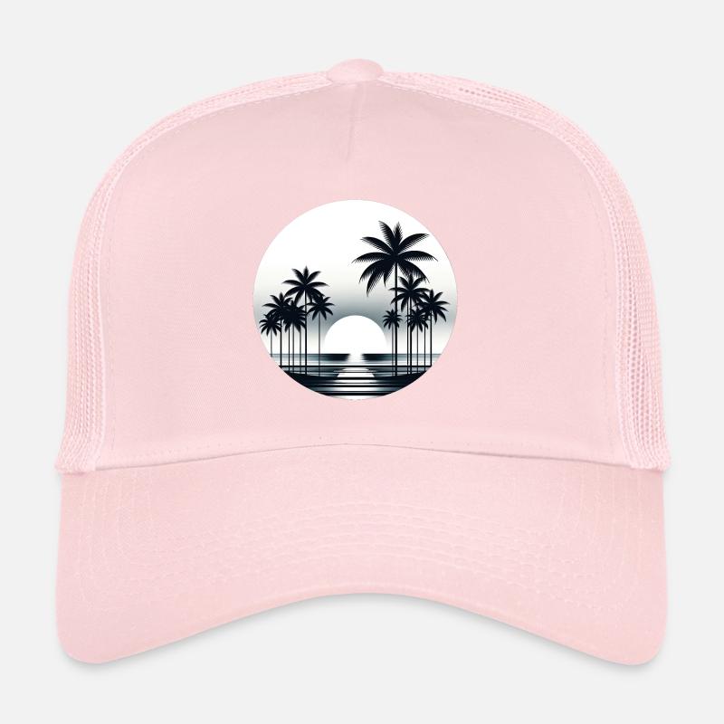 Serene Tropics Dusk Trucker Cap