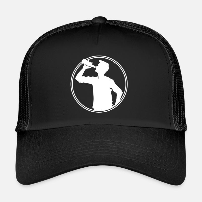 Bière buveuse Silhouette Casquette trucker 