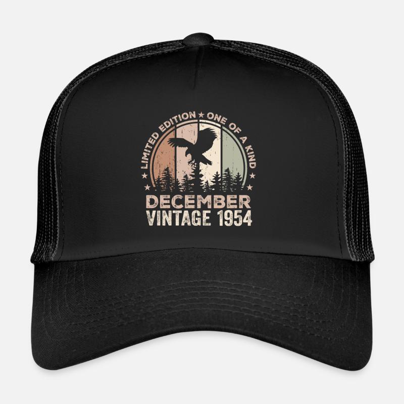 Incomparable since December 1954 70 Anniversary - Trucker Cap - black/black