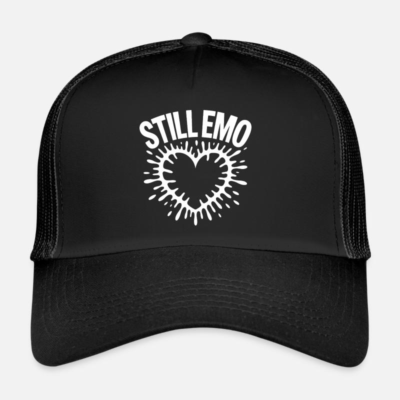 Still emo! Goth Emo Alternative Aesthetic Trucker Cap