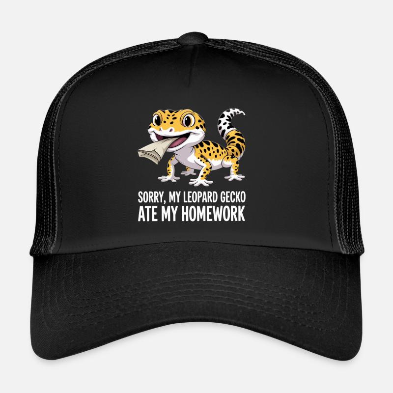 Léopard Gecko Léopard Gecko Reptile Terraristique Casquette trucker 
