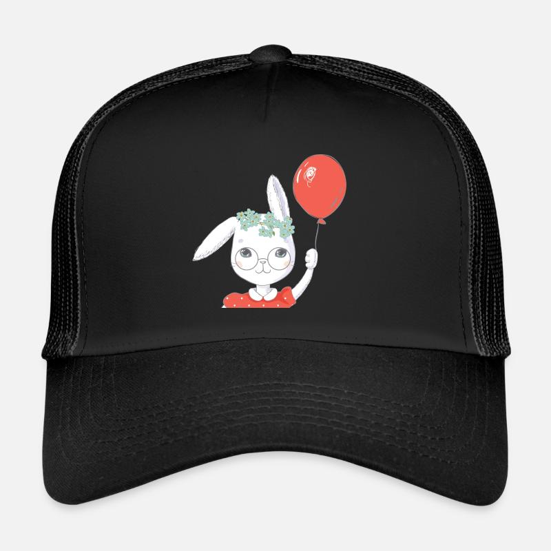 Süßes Ostern Hase Luftballon Geschenk Trucker Cap