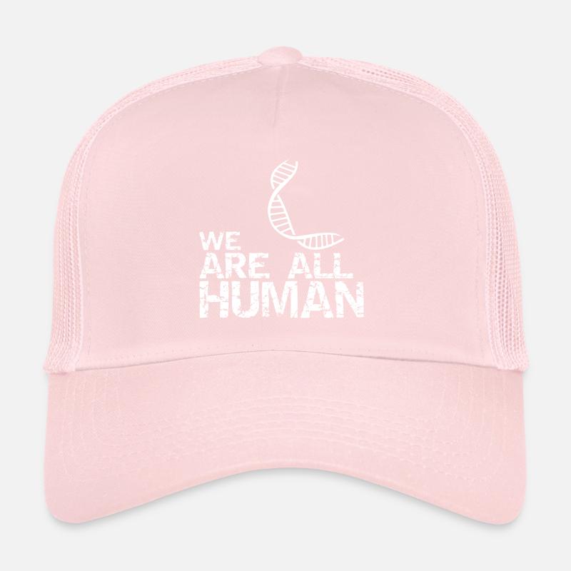 we are all human - dna Trucker Cap