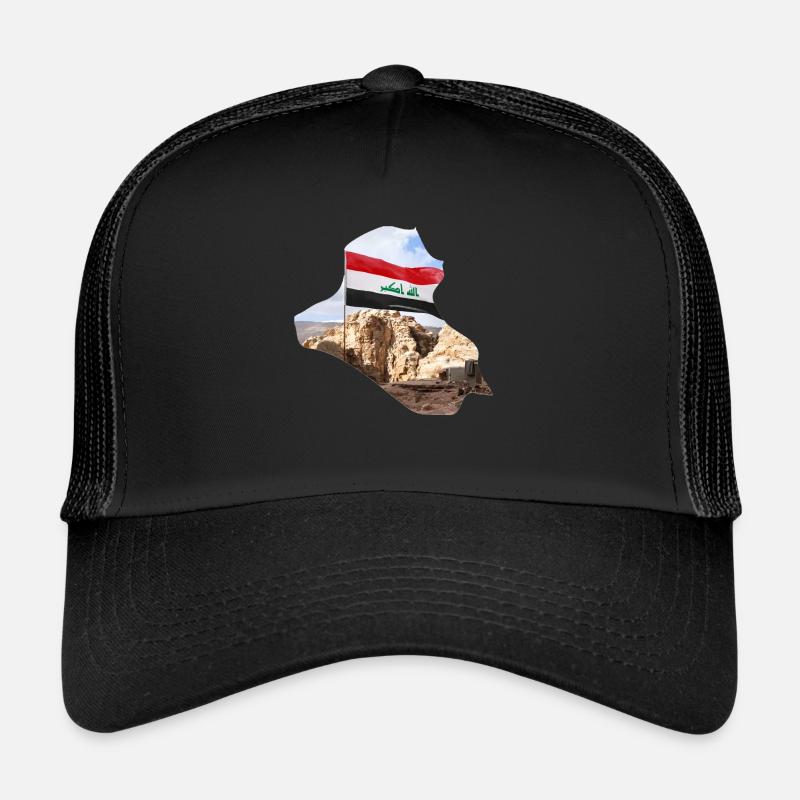 Iraq - Trucker Cap - black/black