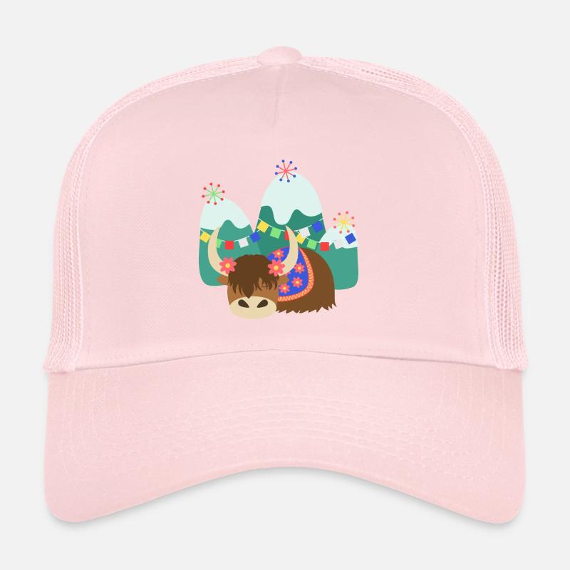 Schlafender tibetischer Yak Trucker Cap