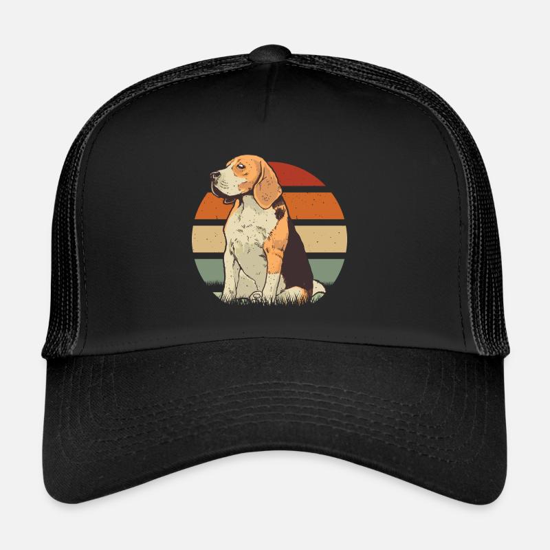 Beagle Zeichnung Beagle Hund Trucker Cap