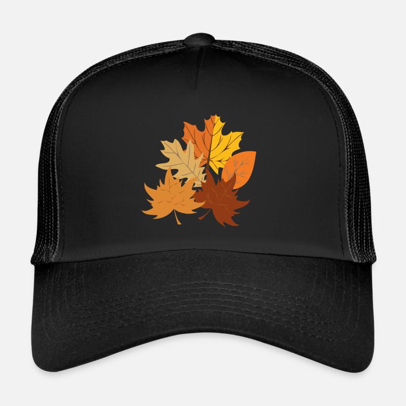 Herbstzeit - Trucker Cap - Schwarz/Schwarz