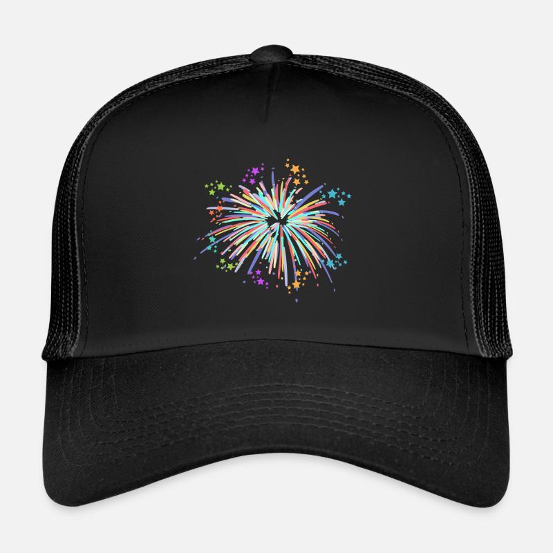 Pyrotechnik Feuerwerk - Trucker Cap - Schwarz/Schwarz