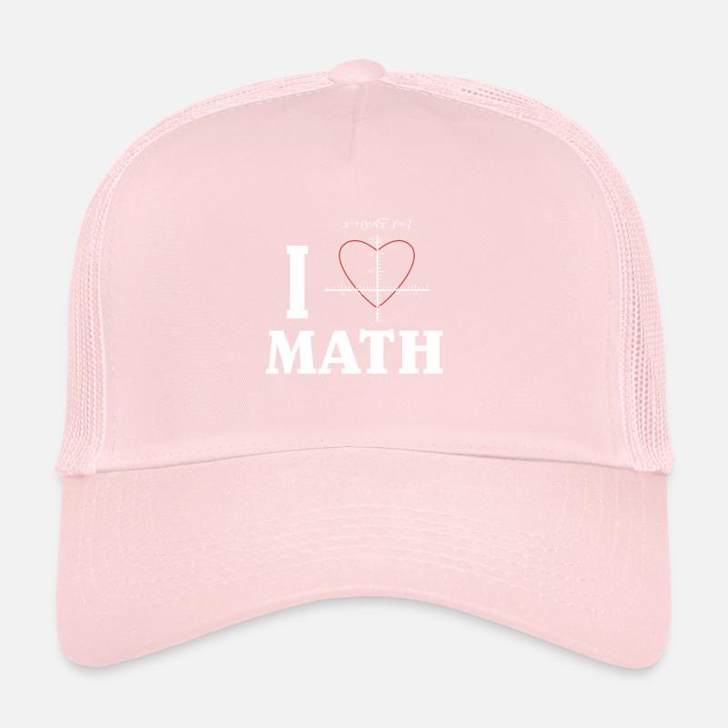 Ich liebe Mathe Mathematiker Geschenkidee Algebra Trucker Cap