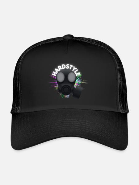 Style dur - Casquette trucker  - noir/noir - Devant
