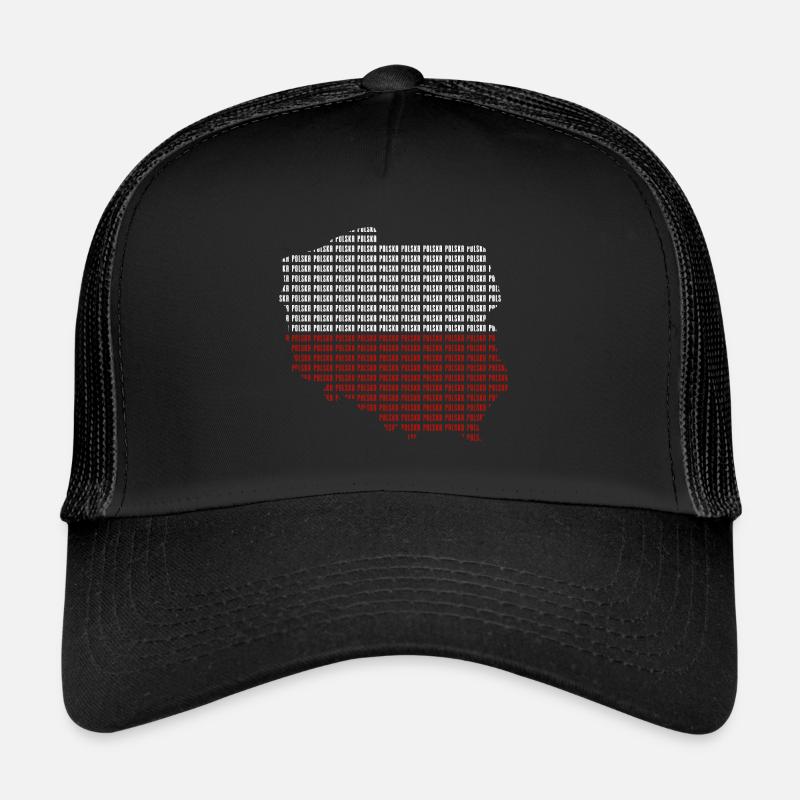 Polska - Trucker Cap - black/black