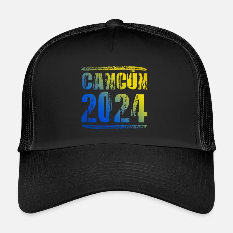 Cancun 2024 Bunt Urlaub Trucker Cap