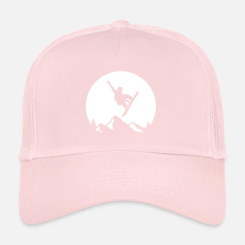 Snowboard stunt Trucker Cap