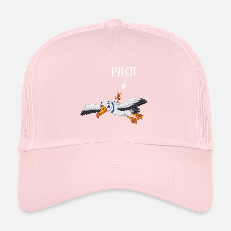 Pilot fliegt Flugzeug Bruchpilot Trucker Cap