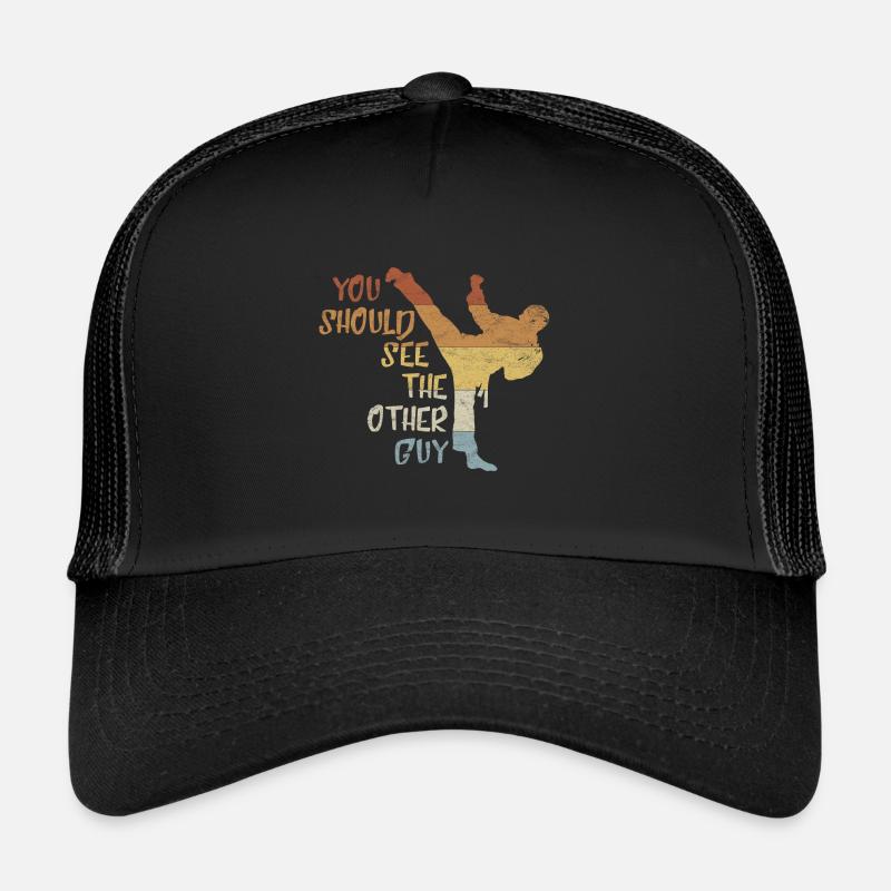 Vous devriez voir The Other Guy MMA Martial Fun Casquette trucker 