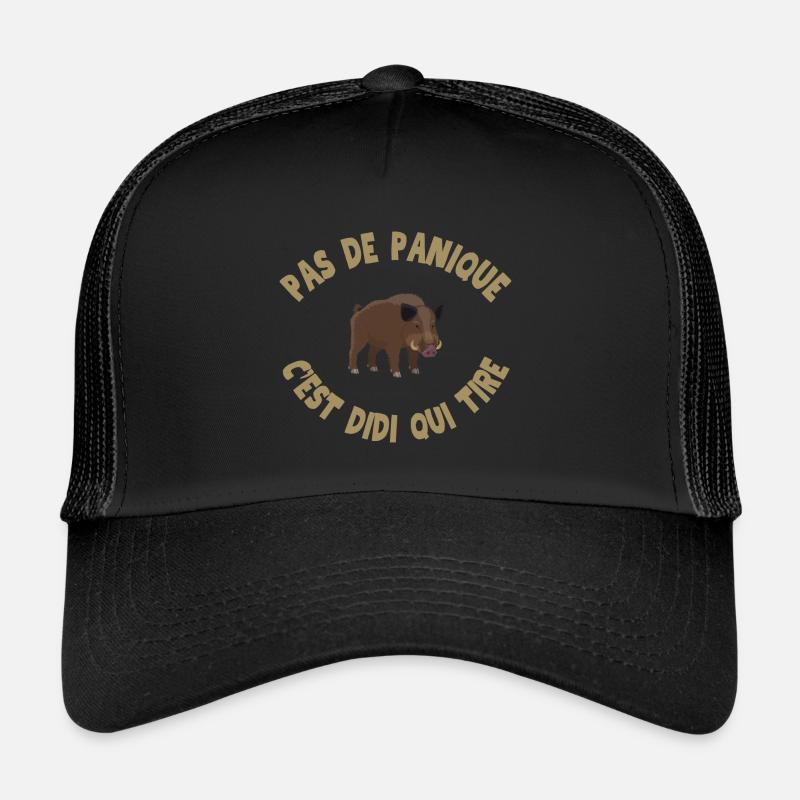 Pas de Panique C est Didi Qui Tire Casquette trucker 