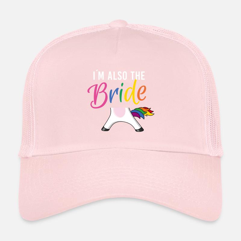 LGBTQ also bride Einhorn Junggesellinnenabschied Trucker Cap