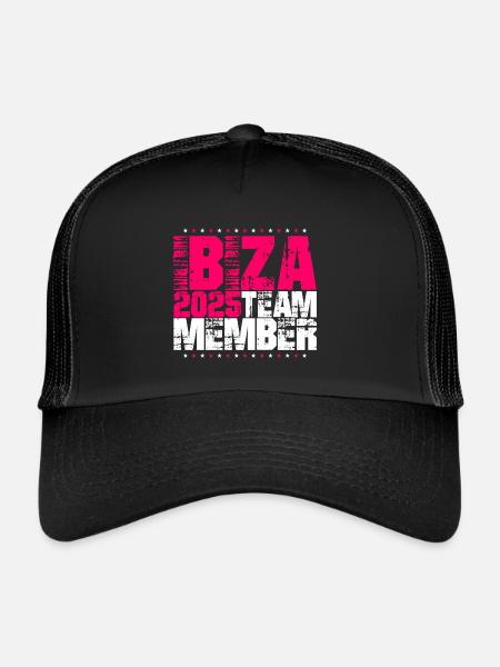 L’équipe d’Ibiza 2025 - Casquette trucker  - noir/noir - Devant